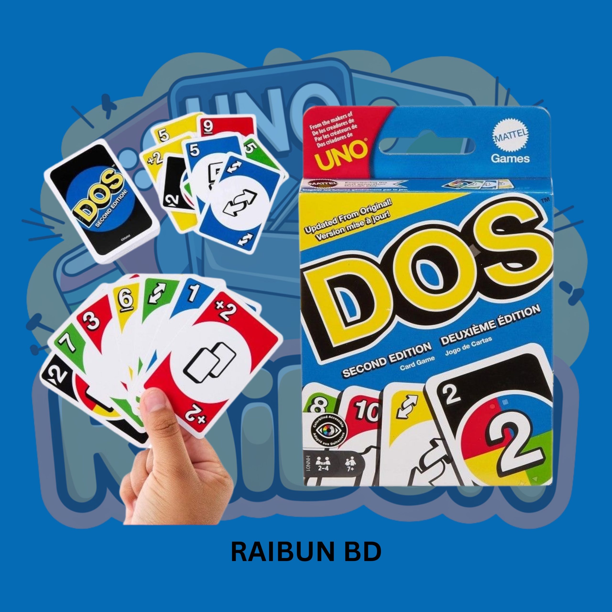 DOS Second Edition Family Card Game in Storage And Travel For Kids And Adults