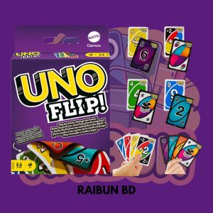 UNO Flip! Card Game With Double-Sided Deck For Families & Game Nights.