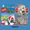 UNO Super Mario Card Game, Video Game Themed Travel Game in Collectible Paper Box