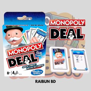 Monopoly Deal Card Game, Quick-Playing Family Card Game for 2-5 Players, Ages 8+