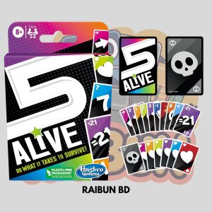 5 Alive Card Game, Kids Game, Fun Family Game for Ages 8 and Up, Card Game for 2 to 6 Players