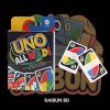 UNO All Wild Card Game For Family Night, No Matching Colors Or Numbers Because All Cards Are Wild