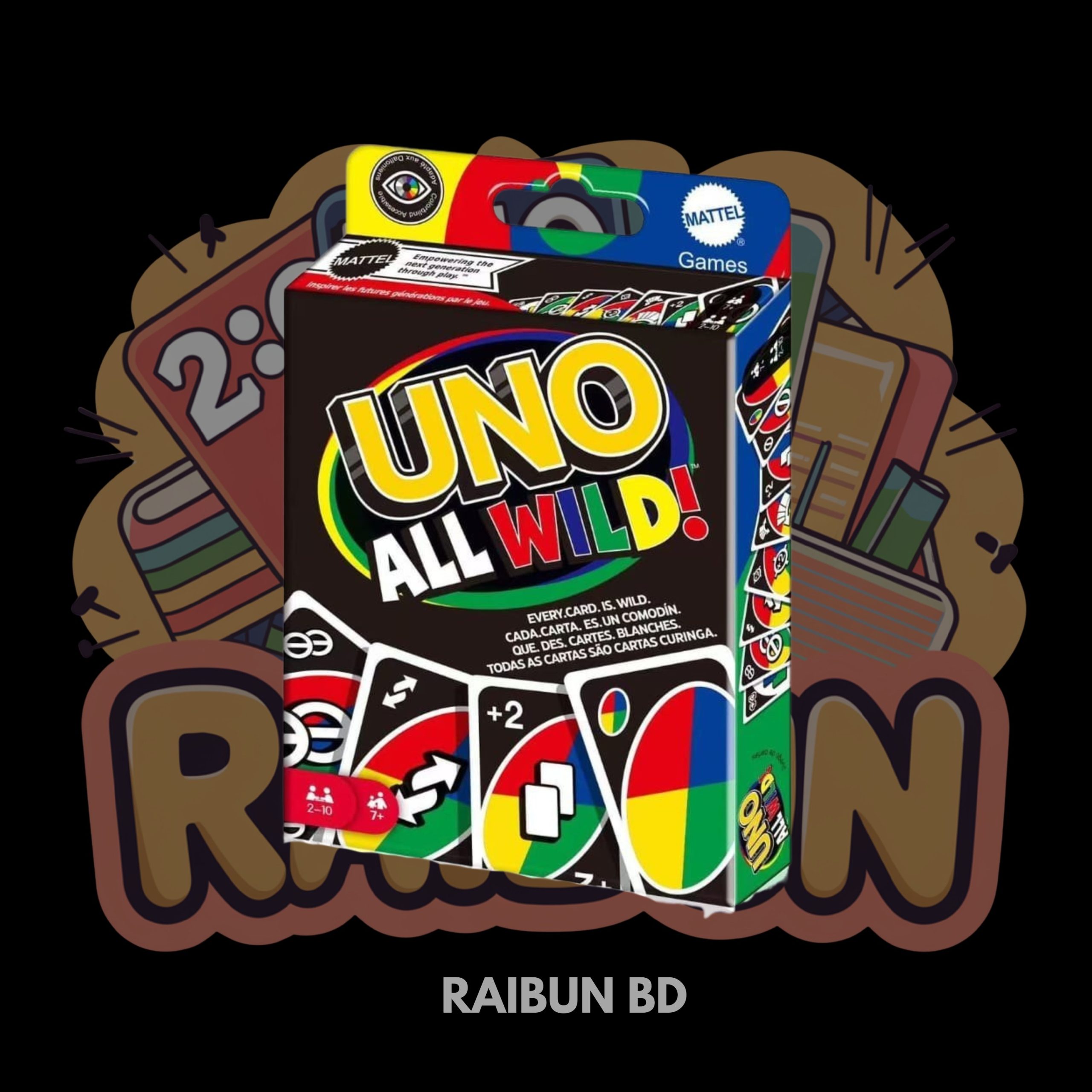 UNO All Wild Card Game For Family Night, CHN EDITION